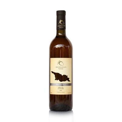 Rkatsiteli Qvevri, Amber dry wine 2019, Abdushelishvili