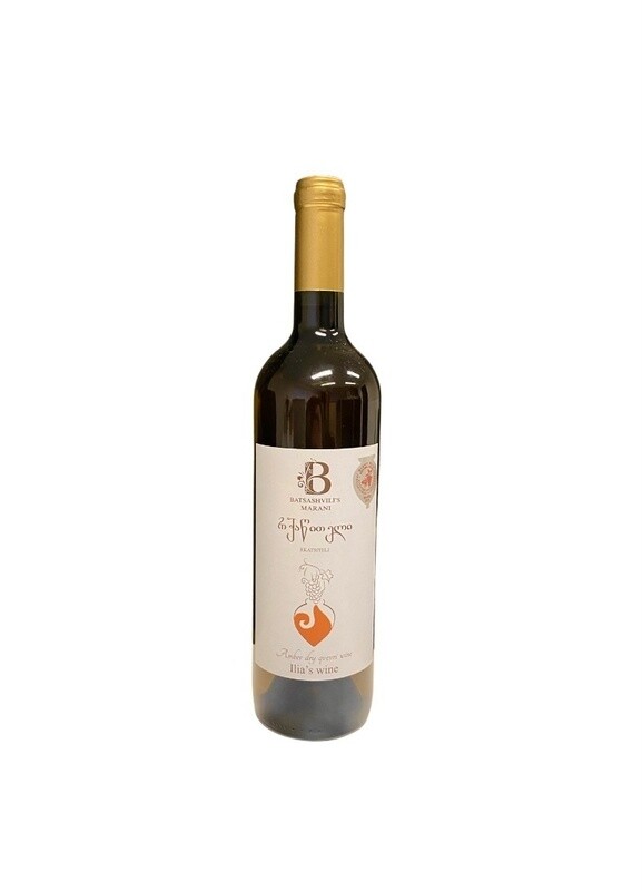 Batsashvili&#39;s Marani, Rkatsiteli, Amber dry qvevri wine