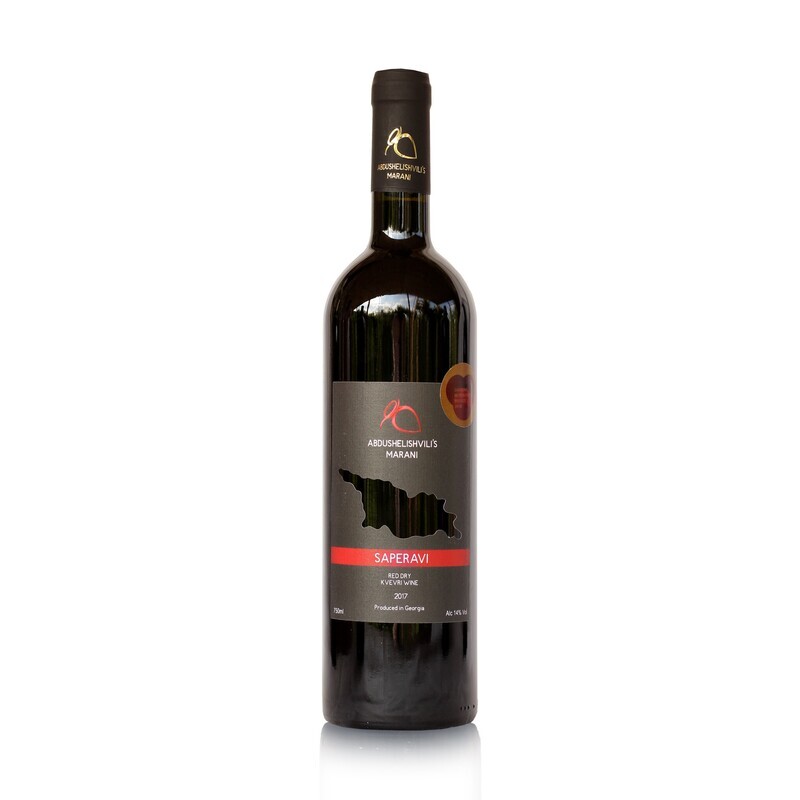 Abdushelishvili Saperavi, Qvevri dry red wine 2017 