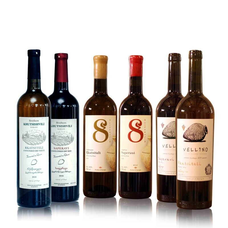 Amber end Red wine tasting package [6x]