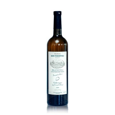 Rkatsiteli, Amber dry wine 2018, Qvevri, Khutsishvili