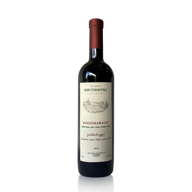 Brothers Khutsishvili, Kindzmarauli semi sweet red wine 2018