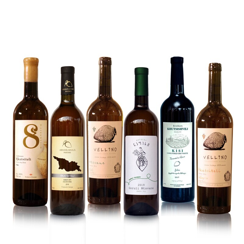 Amber dry wine tasting package (6x)