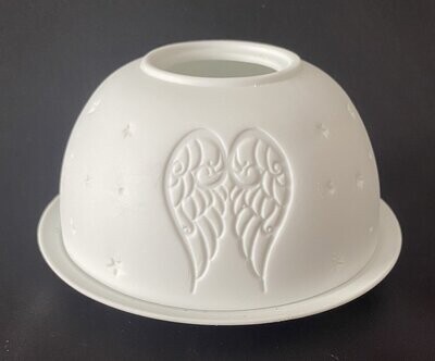 Angel Wings Dome Tealight Holder