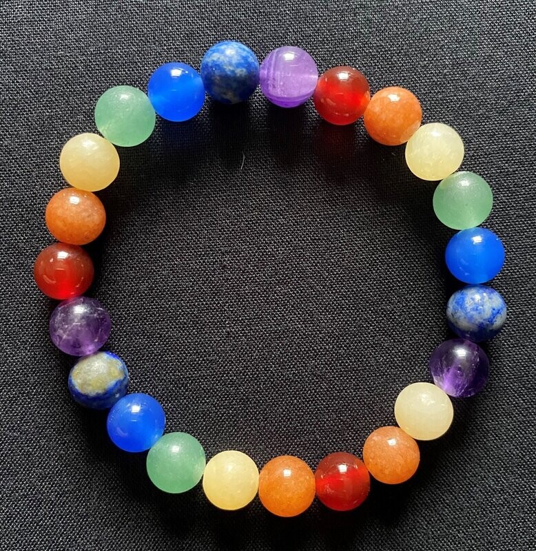 Chakra Power Bead Bracelet (8mm)