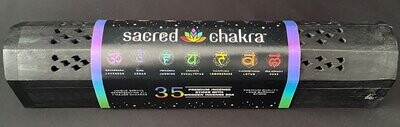 Sacred Chakra Incense Wooden Box Set (Deluxe)
