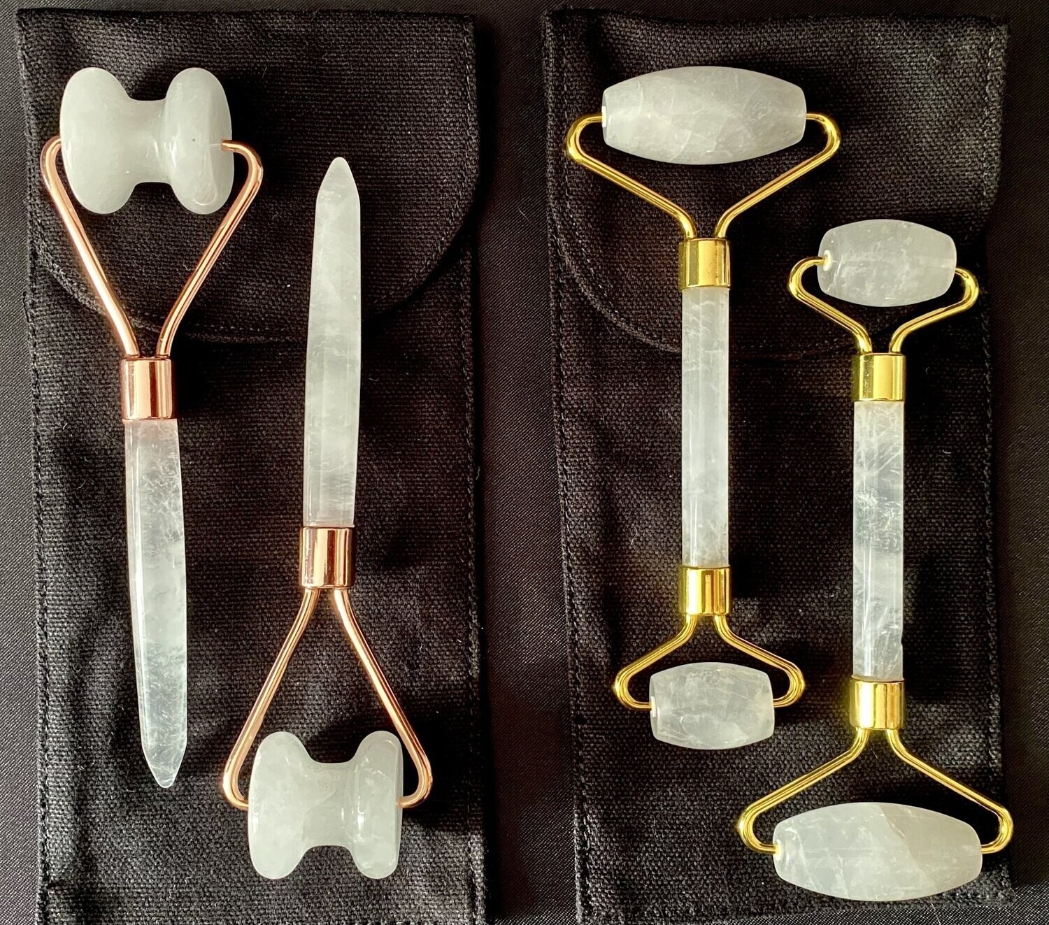 Quartz​ ​Gemstone Jawline Roller
