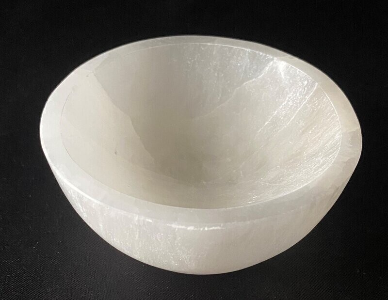 Selenite Round Bowl