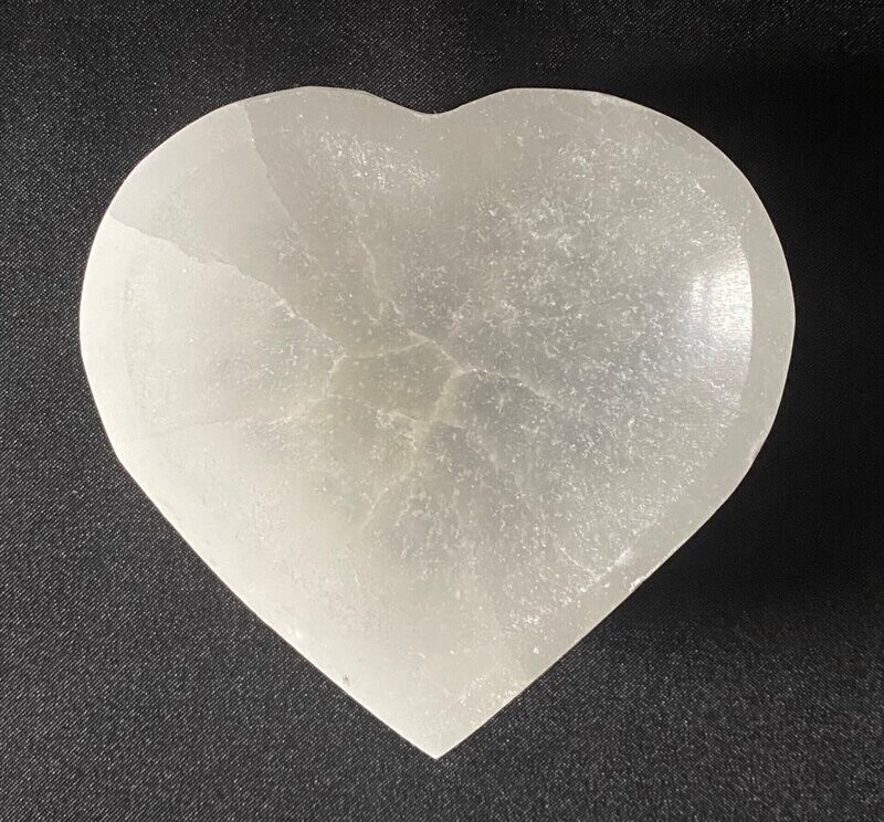 Selenite Heart Bowl