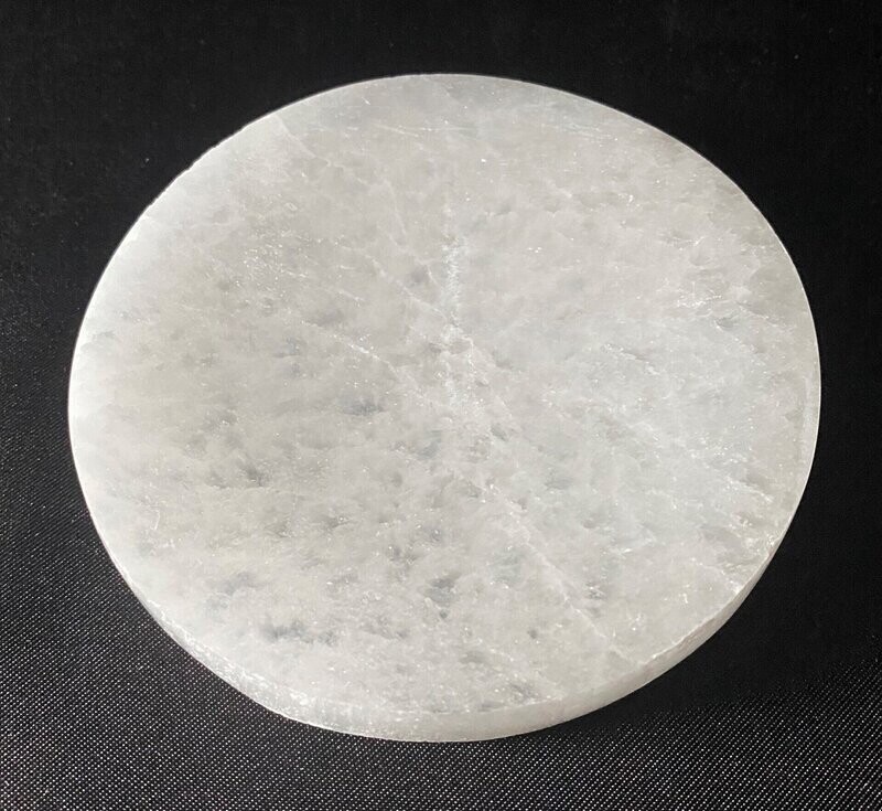Selenite Crystal Charging Plate 10cm