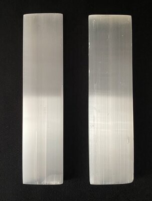 Selenite Crystal Charging Flat Bar 15cm