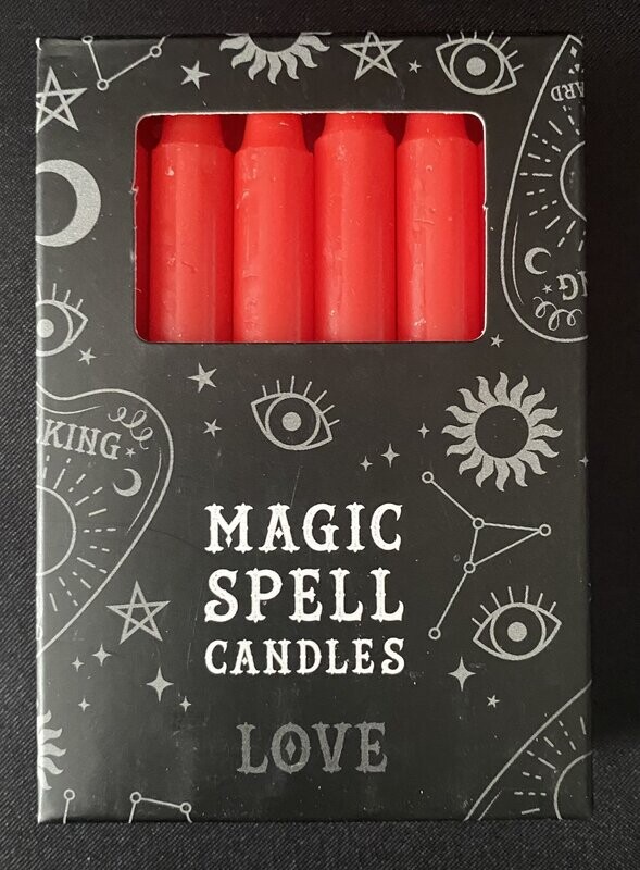 Magic Spell Candles -  Love Red 12 pack