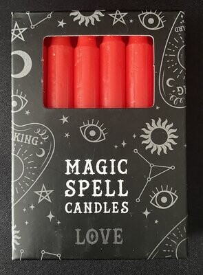 Magic Spell Candles - Love Red 12 pack