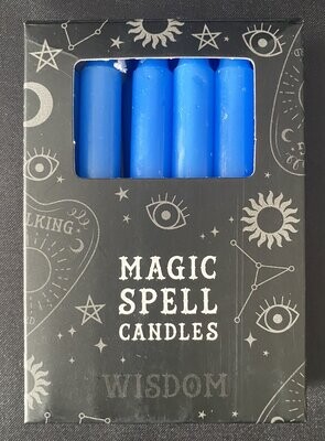 Magic Spell Candles - Wisdom Indigo 12 pack
