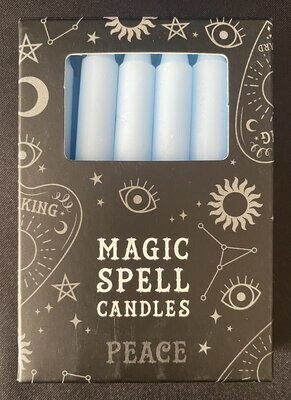 Magic Spell Candles - Peace Blue 12 pack