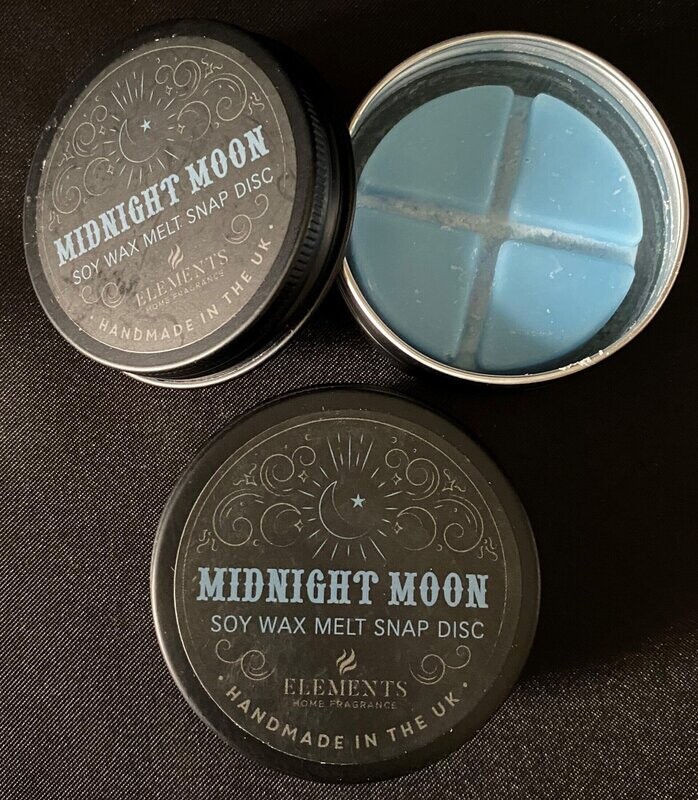 Wax Melt Snap Disc Tin - MIDNIGHT MOON SOY WAX