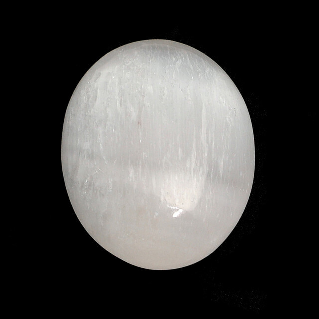 Selenite Crystal Palm Stone
