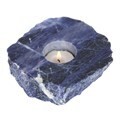 Sodalite Crystal Tealight Candle Holder