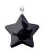 Black Obsidian Star Pendant