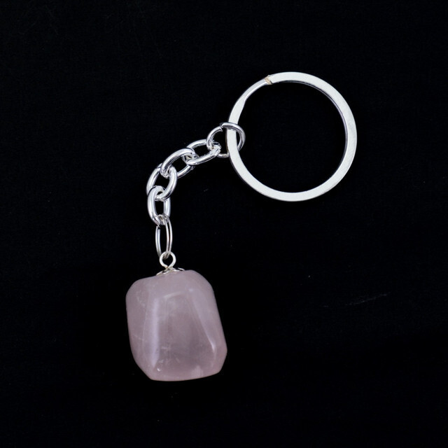 Rose Quartz Keyring
