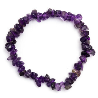 Amethyst Chip Bracelet