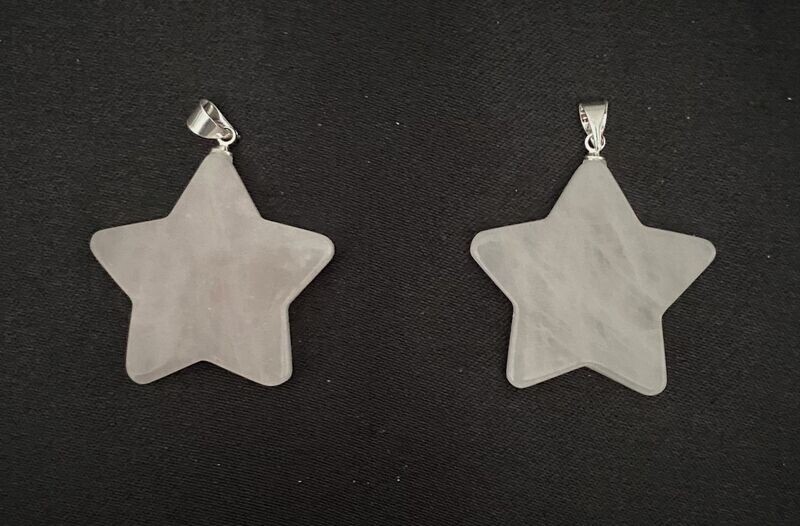 Rose Quartz Star Pendant