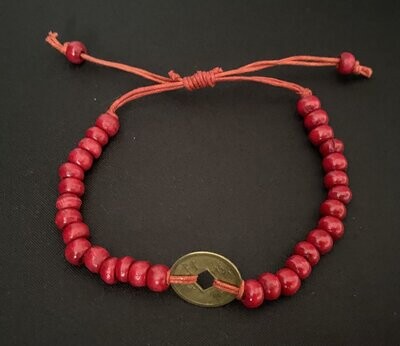 Red Good Fortune Feng-Shui Bracelet