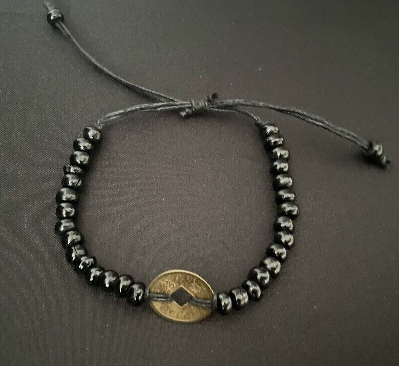 Black Good Fortune Feng-Shui Bracelet