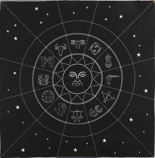 Star Signs Zodiac Altar Cloth