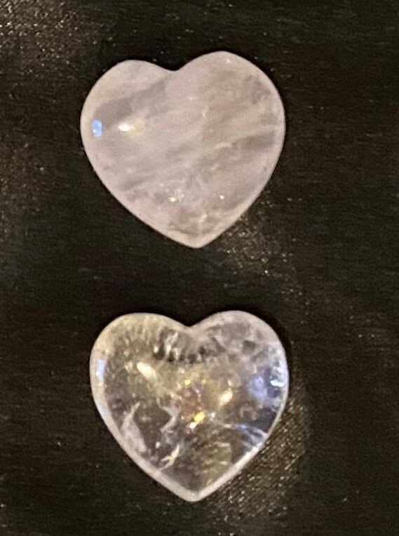 Quartz Heart Stone