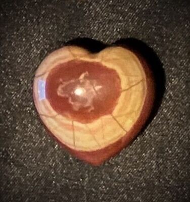 Mookaite Jasper Heart Stone