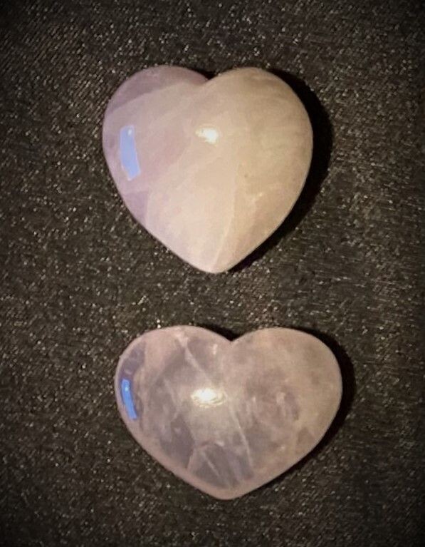 Rose Quartz Heart Stone