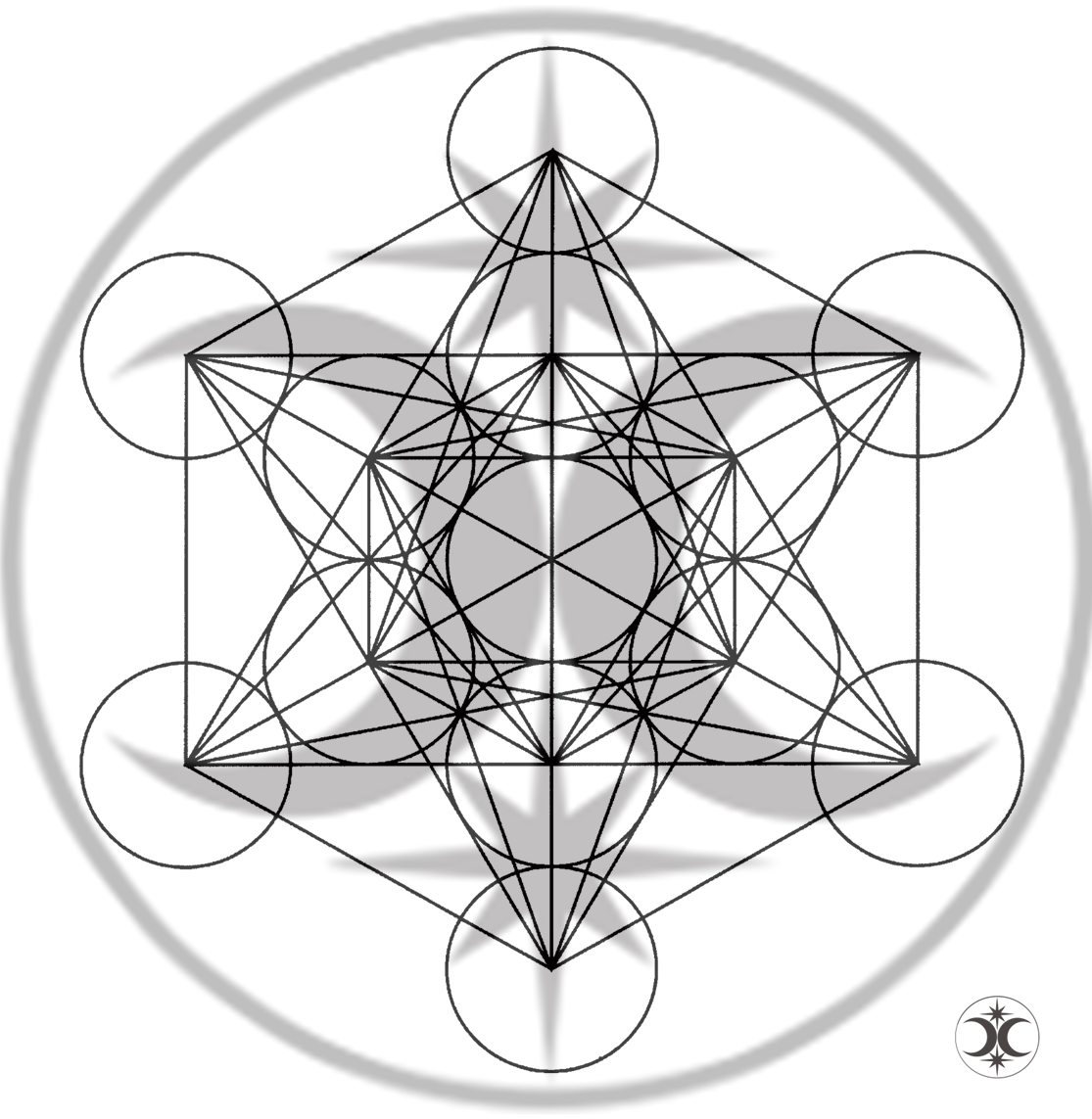 Metatron's Cube Crystal Grid