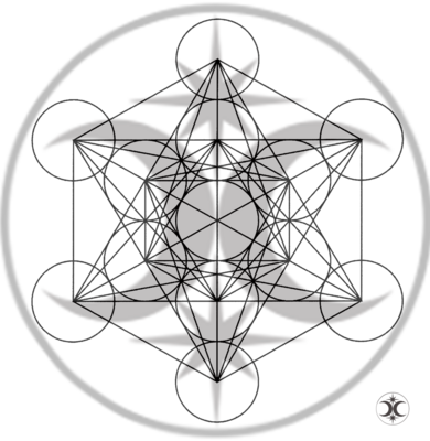 Metatron's Cube Crystal Grid
