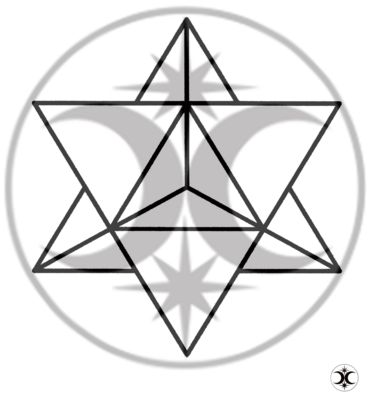 Merkaba Star Tetrahedron Crystal Grid