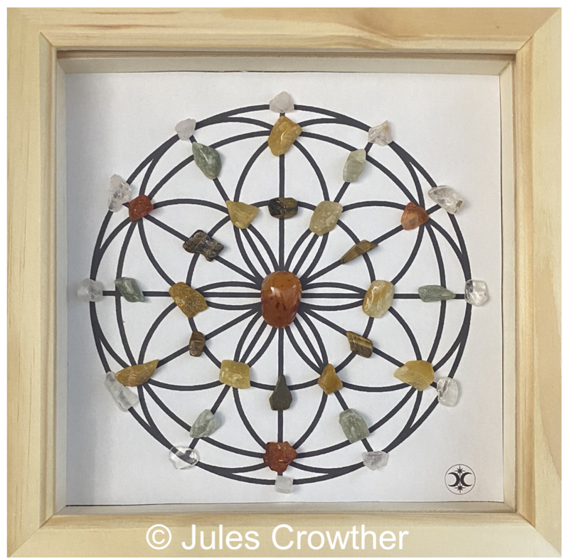 Crystal Grid Picture: Confidence/Self-Worth