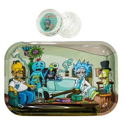 Rick and Morty Glass
