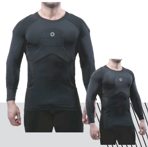 Compressie shirt met beschermingszones Compressie shirt met beschermingszones