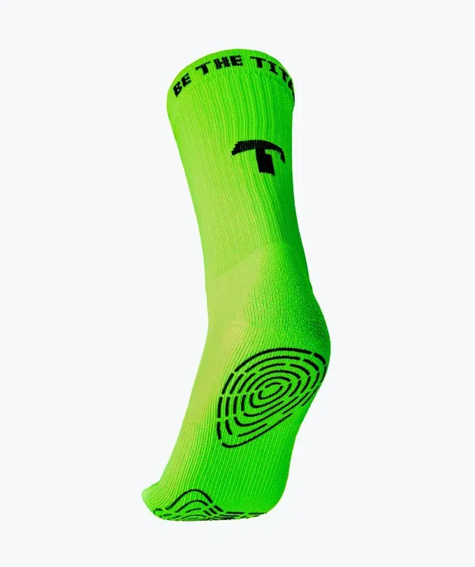 Titan Grip Sok Fluo Groen Titan Grip Sok Fluo Groen
