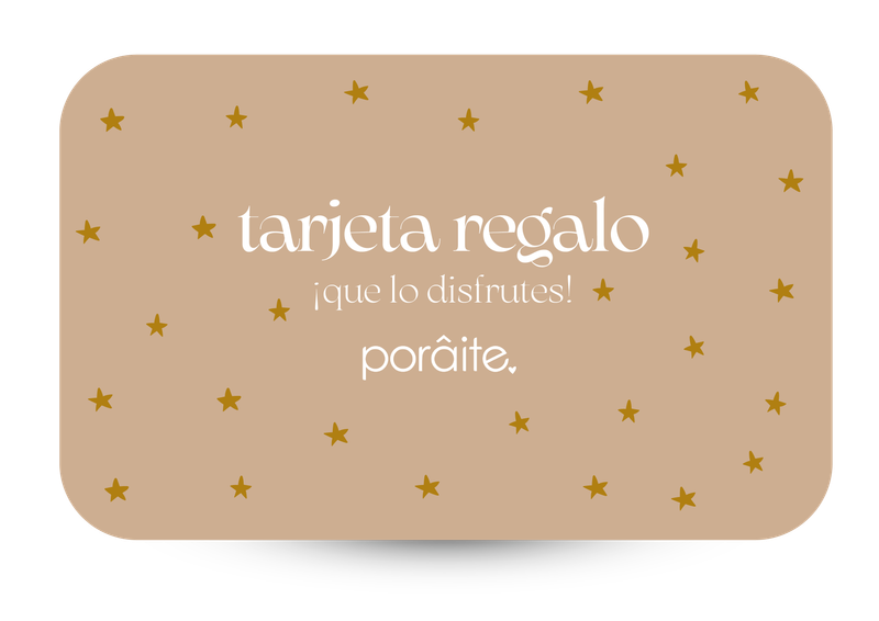 Tarjeta regalo PORÂITE