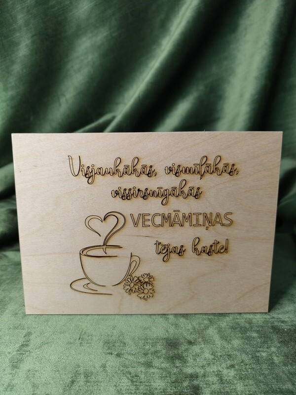 Liela tējas kaste &quot;Vecmāmiņas&quot;