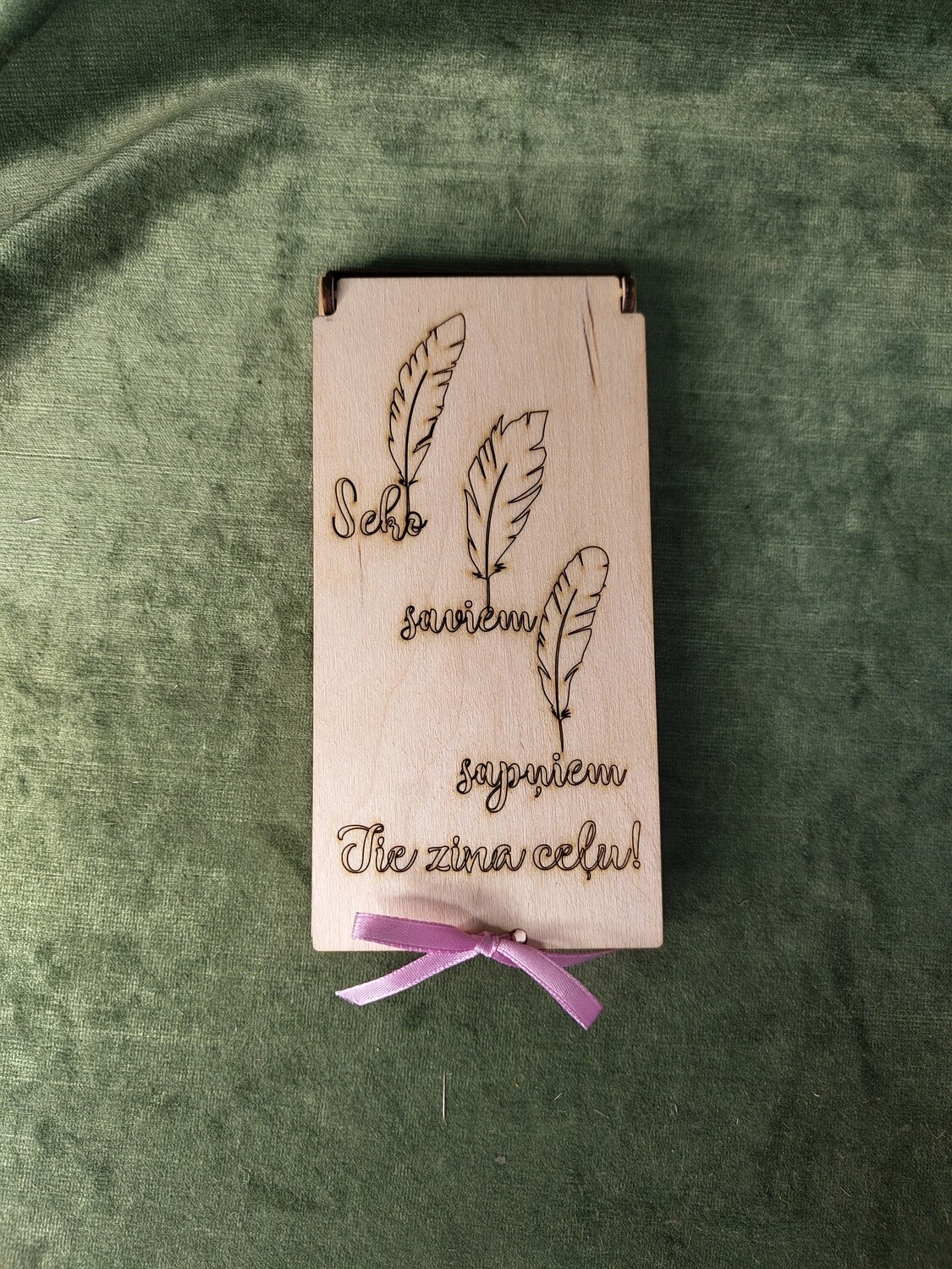 Naudas kaste ar lentu &quot;Seko saviem sapņiem&quot;