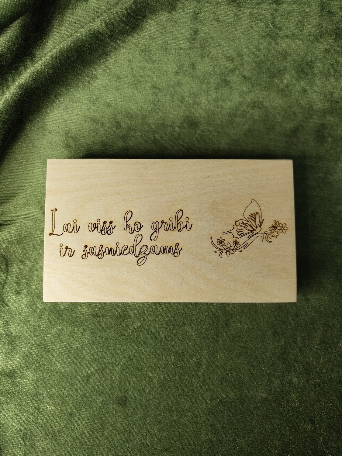 Naudas kaste &quot;Lai viss ko gribi ir sasniedzams&quot;