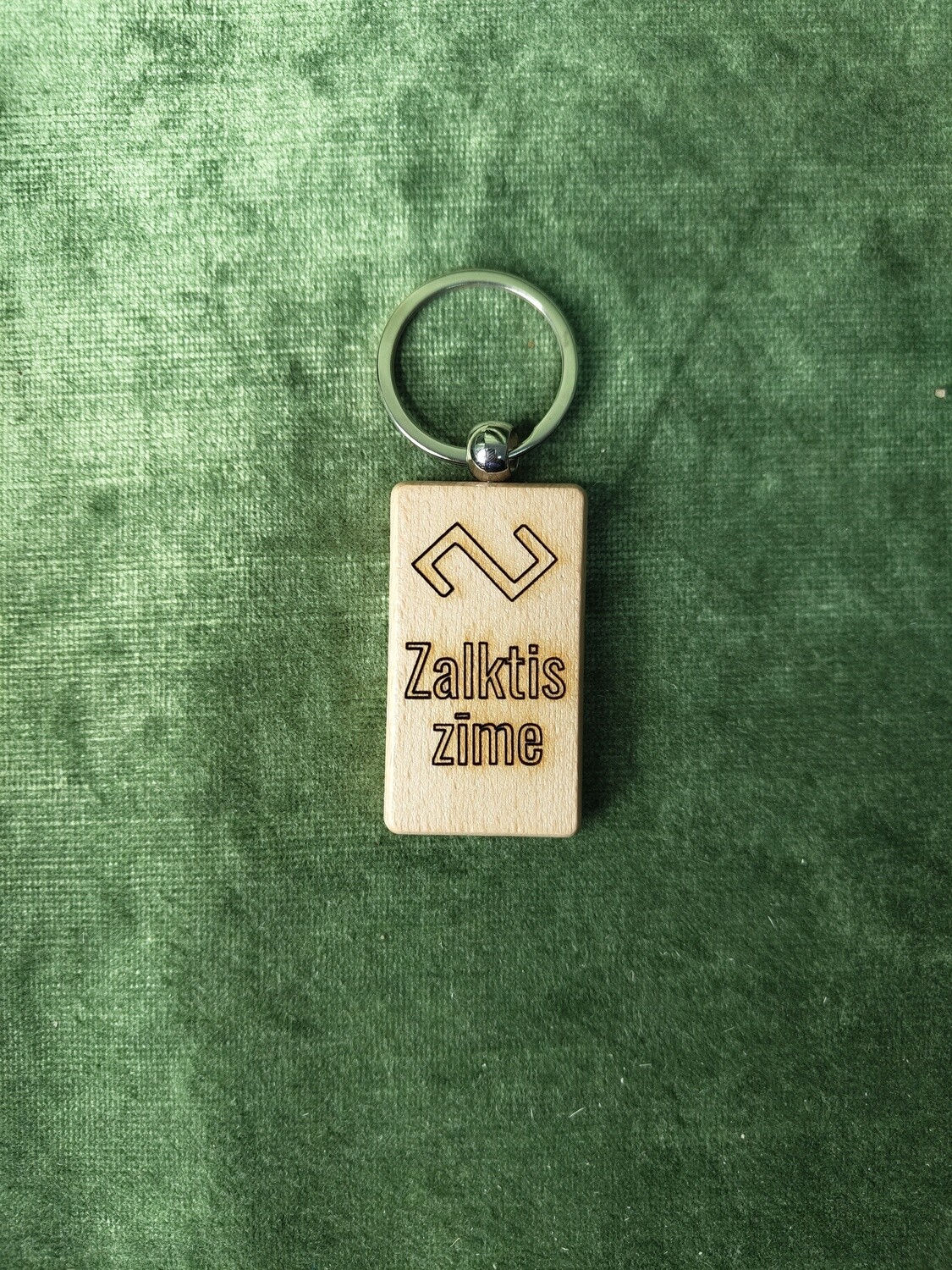 Taisnstūrveida atslēgu piekariņš &quot;Zalktis zīme&quot;