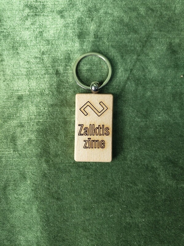 Taisnstūrveida atslēgu piekariņš &quot;Zalktis zīme&quot;