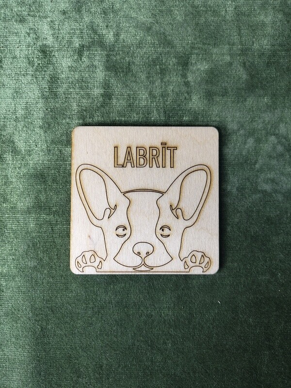 Paliktnis krūzei &quot;Labrīt ar suni&quot;