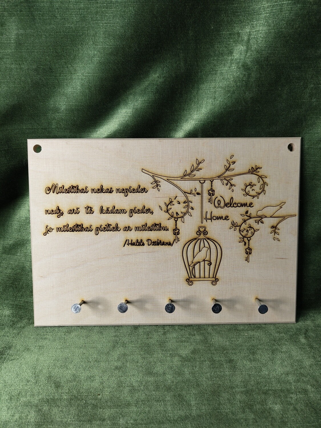 Atslēgu turētājs &quot;welcome home&quot;