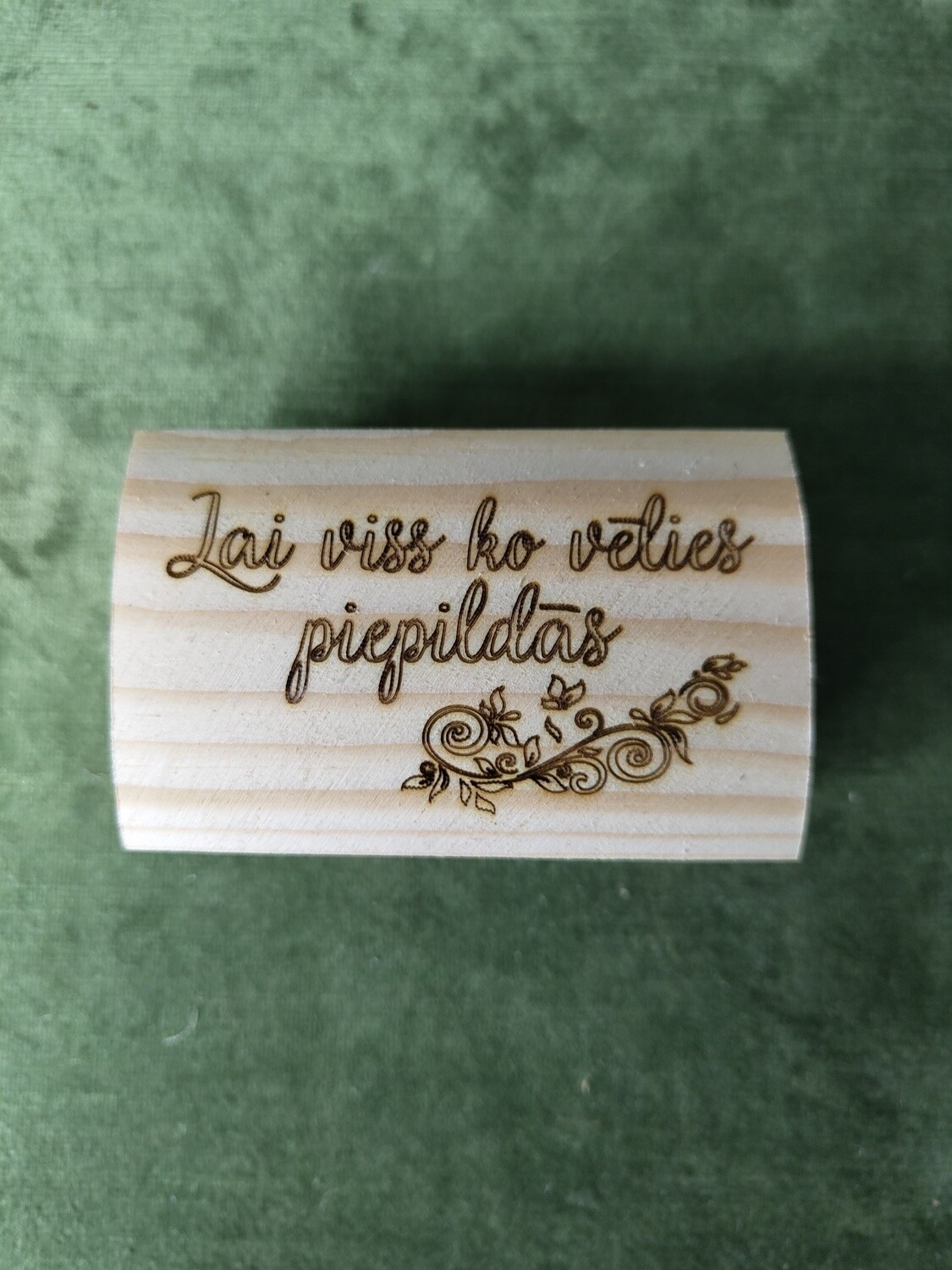 Maza lāde &quot;Lai viss ko velies piepildās&quot;