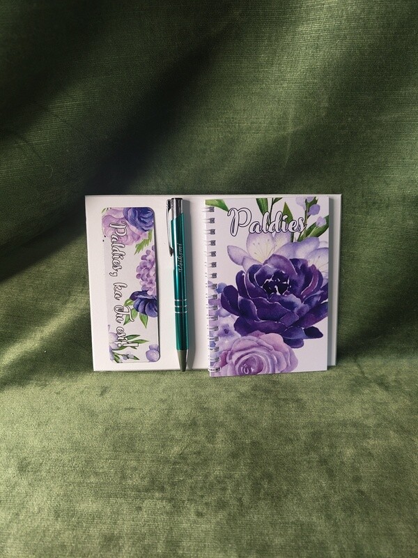 Dāvanu komplekts &quot;Paldies - violeta peonija&quot;