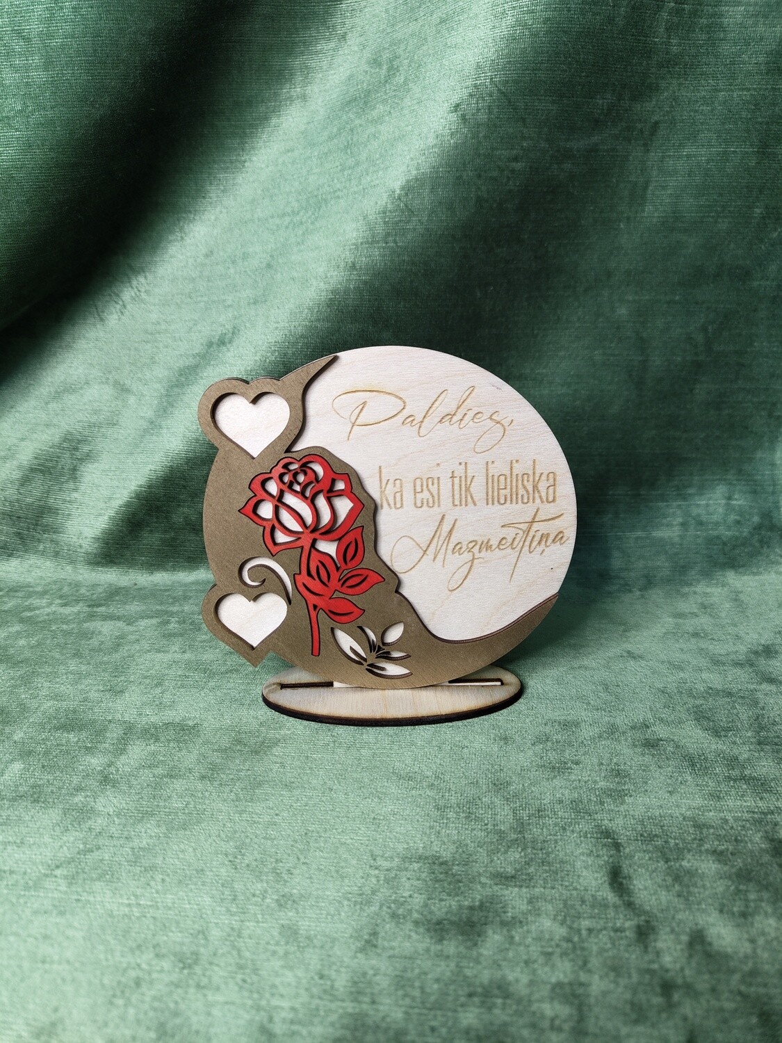 3D dekors ar sirdu "Mazmeitiņa"